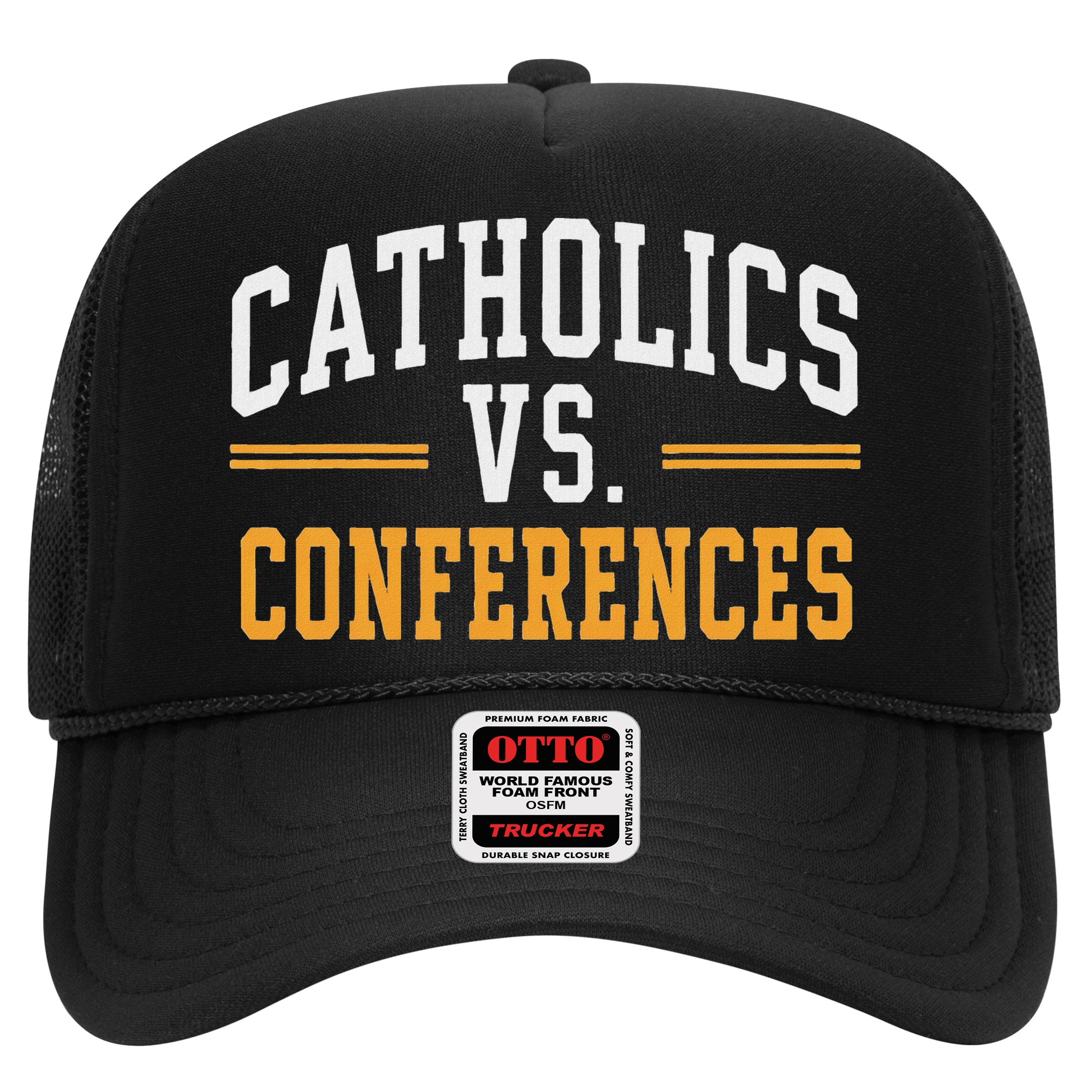 Catholics Vs Conferences Vintage Retro Style Hat