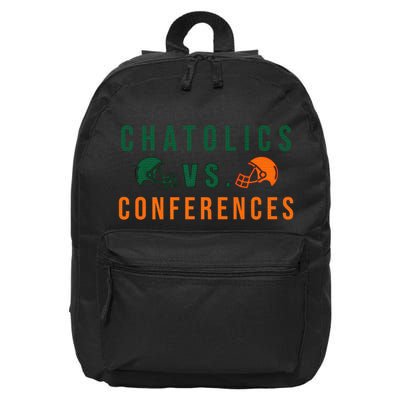 Catholics Vs. Conferences 16 in Basic Backpack