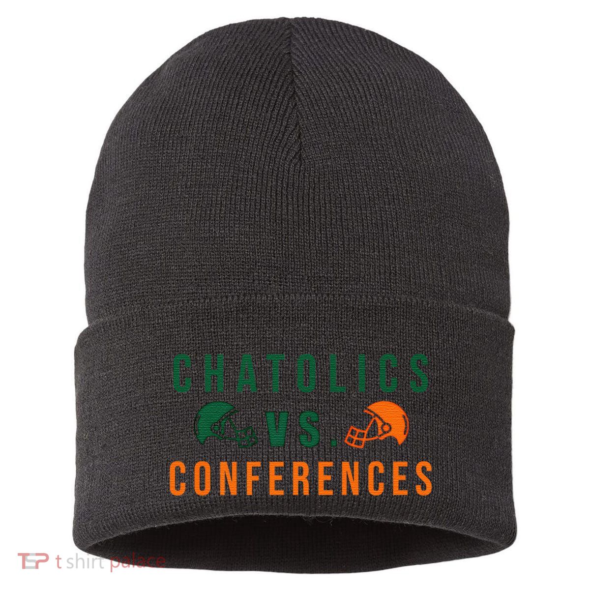 Catholics Vs. Conferences Sustainable Knit Beanie