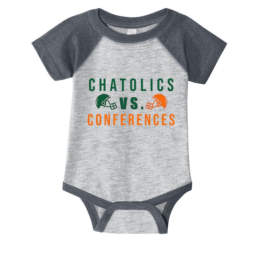 Catholics Vs. Conferences Infant Baby Jersey Bodysuit