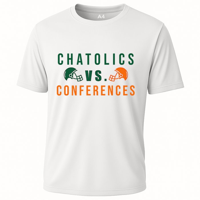 Catholics Vs. Conferences Cooling Performance Crew T-Shirt