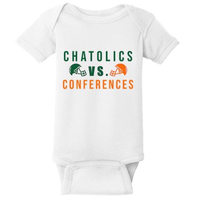 Catholics Vs. Conferences Baby Bodysuit