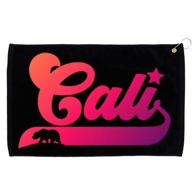 Cali Vintage California Bear Usa State Beauty Design Idea Gift Grommeted Golf Towel