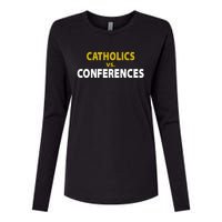 Catholics Vs Conferences Womens Cotton Relaxed Long Sleeve T-Shirt