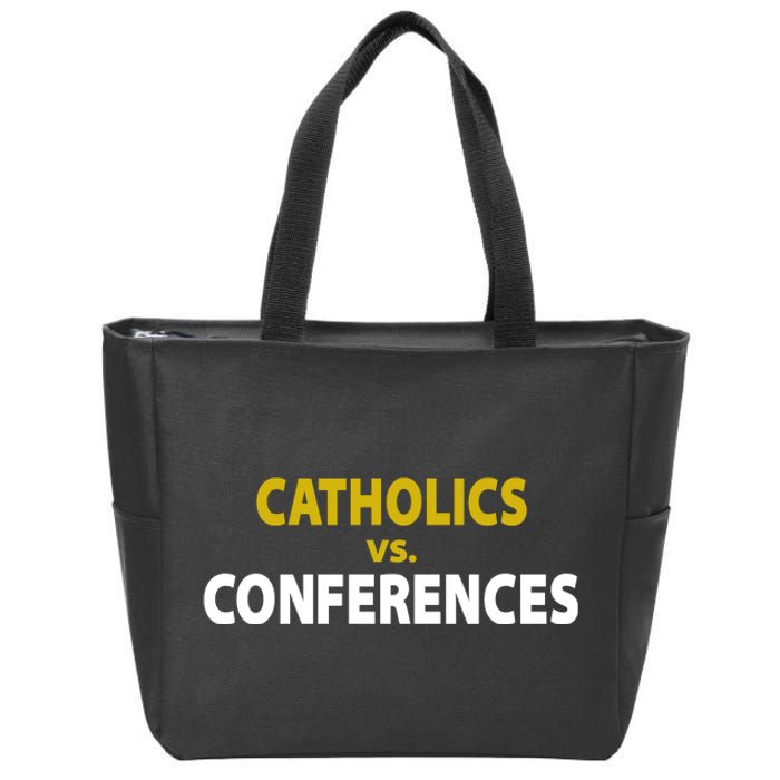 Catholics Vs Conferences Zip Tote Bag