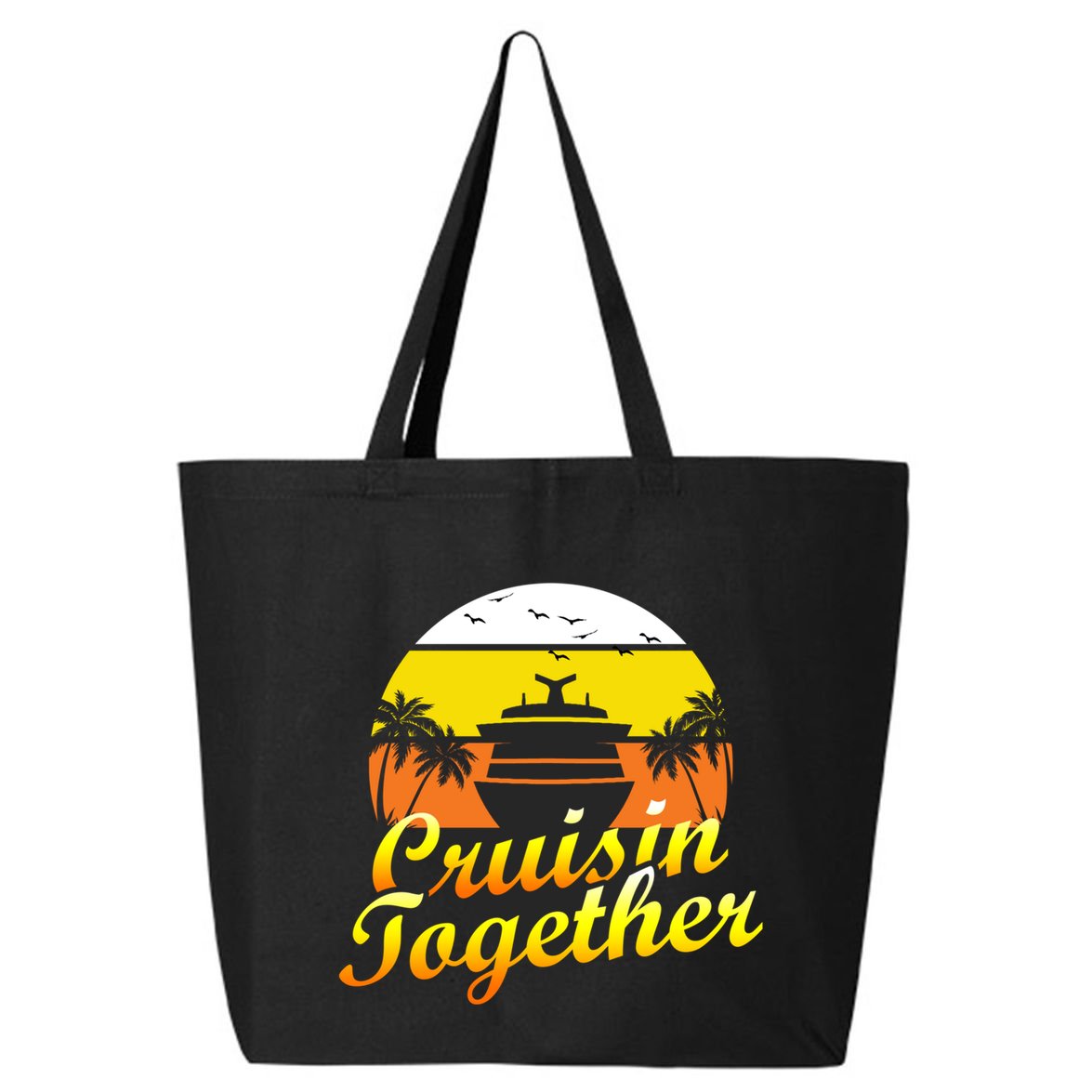 Cruise Vacation Cruisin Together Family Group Vacation Great Gift 25L Jumbo Tote