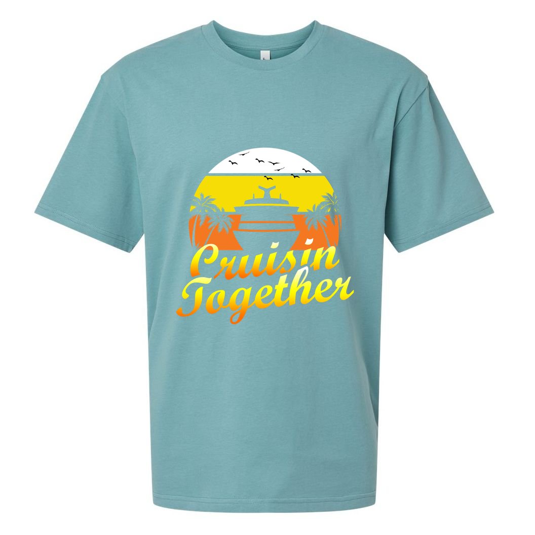 Cruise Vacation Cruisin Together Family Group Vacation Great Gift Sueded Cloud Jersey T-Shirt