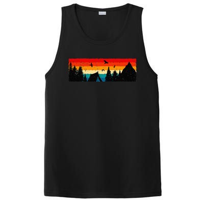 Camping vintage Camping Lover Outdoor Lover PosiCharge Competitor Tank