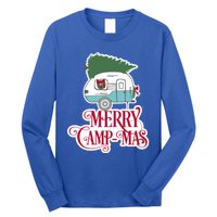 Christmas Vintage Camper Gift Merry Campmas Long Sleeve Shirt