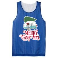 Christmas Vintage Camper Gift Merry Campmas Mesh Reversible Basketball Jersey Tank