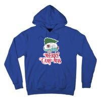 Christmas Vintage Camper Gift Merry Campmas Tall Hoodie