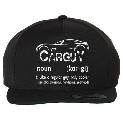 Carguy Vintage Wool Snapback Cap