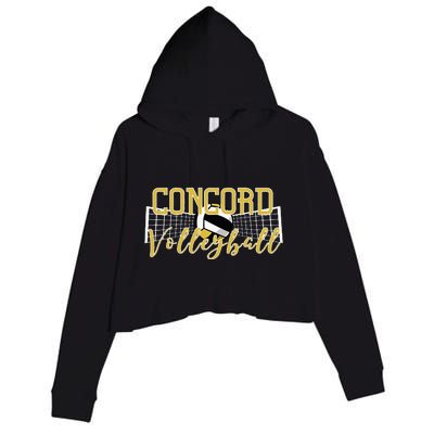 Concord Volleyball CMS Crop Fleece Hoodie