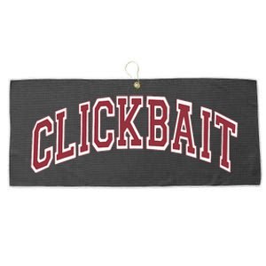 Clickbait Viral Large Microfiber Waffle Golf Towel