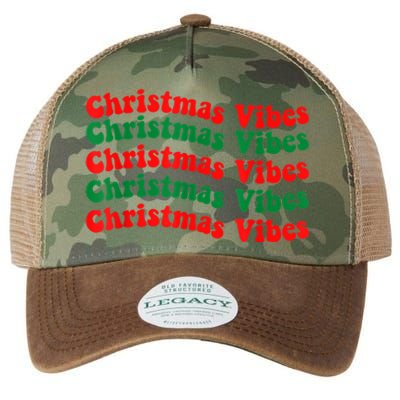 Christmas Vibes Cute Gift Holiday Gift For Christmas Parties Gift Legacy Tie Dye Trucker Hat