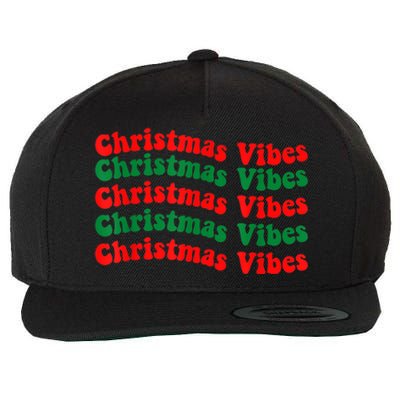 Christmas Vibes Cute Gift Holiday Gift For Christmas Parties Gift Wool Snapback Cap