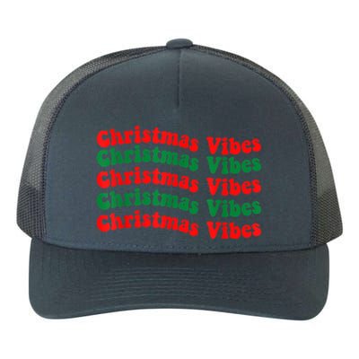 Christmas Vibes Cute Gift Holiday Gift For Christmas Parties Gift Yupoong Adult 5-Panel Trucker Hat