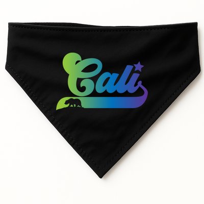 Cali Vintage California Bear Usa USA-Made Doggie Bandana