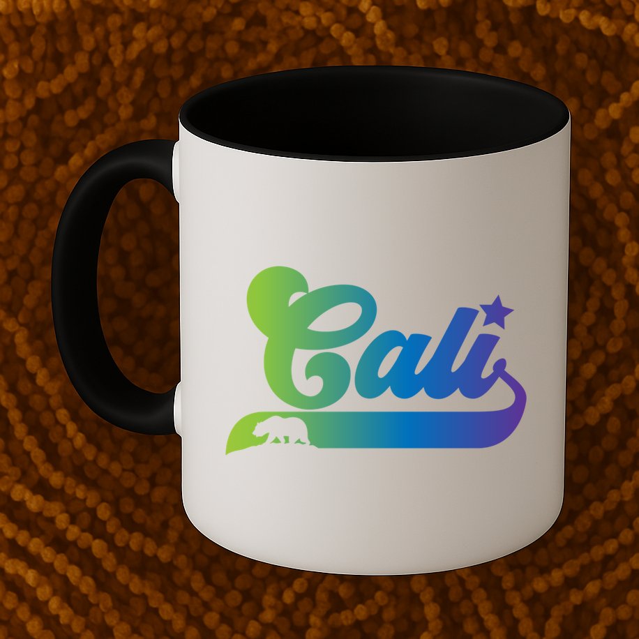 Cali Vintage California Bear Usa Mug