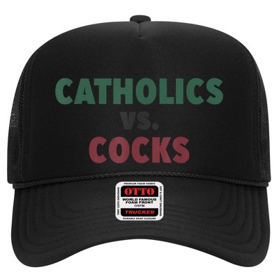 Catholics VS Cocks Funny Religious Trucker Hat