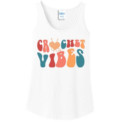 Crochet Vibes Crochet Lover Ladies Essential Tank