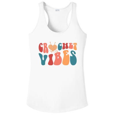 Crochet Vibes Crochet Lover Ladies PosiCharge Competitor Racerback Tank