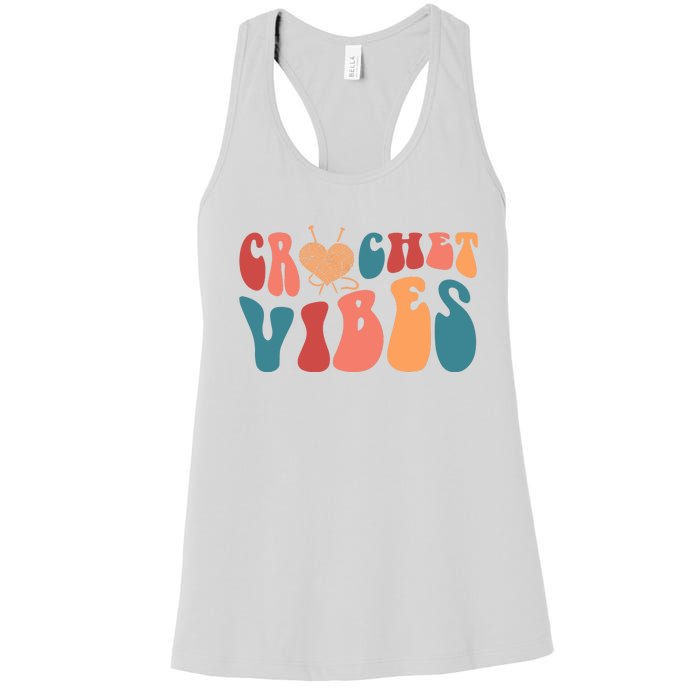 Crochet Vibes Crochet Lover Women's Racerback Tank