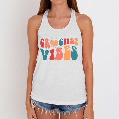 Crochet Vibes Crochet Lover Women's Knotted Racerback Tank