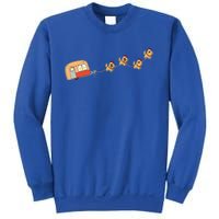 Camper Van Christmas Golden Retriever Sleigh Xmas Pajama Gift Sweatshirt