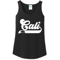 Cali Vintage California Bear Usa State Beauty Design Idea Ladies Essential Tank