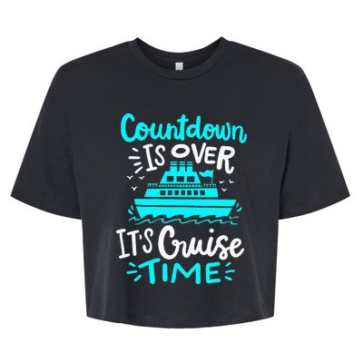 Cruise Vacation Bella+Canvas Jersey Crop Tee