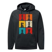 Chess Vintage Chess Master Club Chess Player Performance Fleece Hoodie