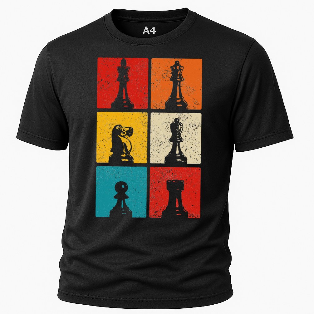 Chess Vintage Chess Master Club Chess Player Performance Shirt
