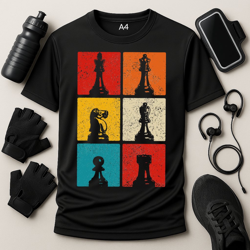 Chess Vintage Chess Master Club Chess Player Performance Shirt
