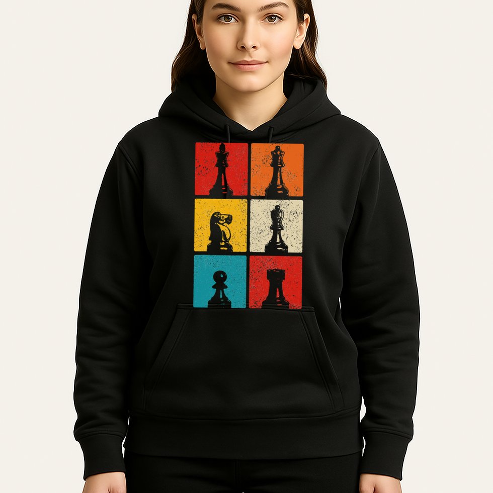 Chess Vintage Chess Master Club Chess Player Hoodie