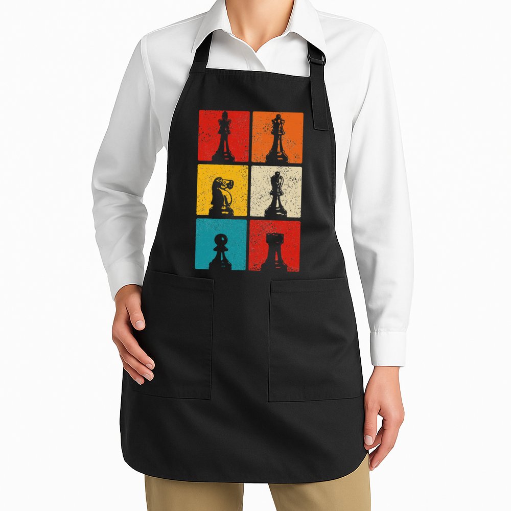 Chess Vintage Chess Master Club Chess Player Apron