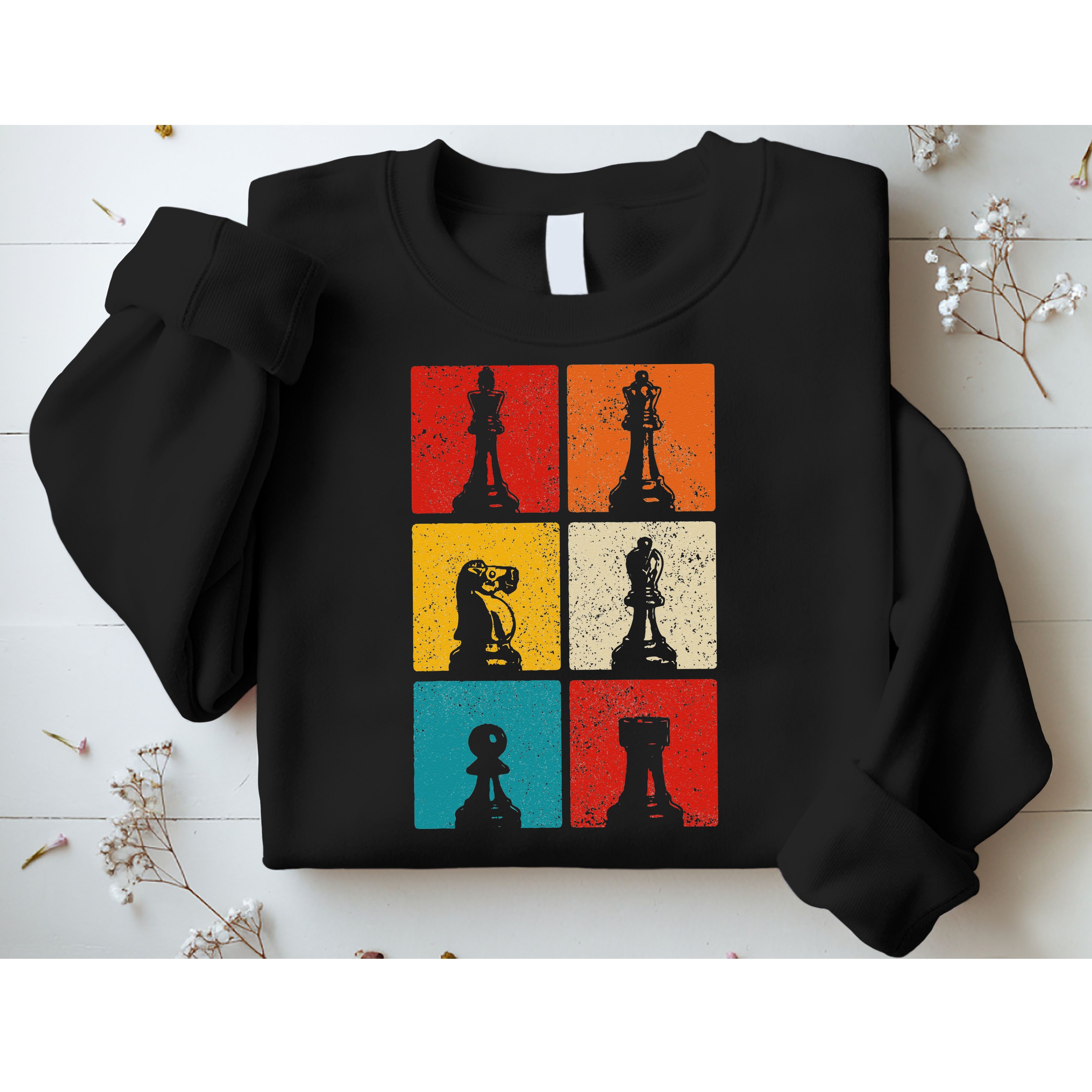 Chess Vintage Chess Master Club Chess Player Sweatshirt