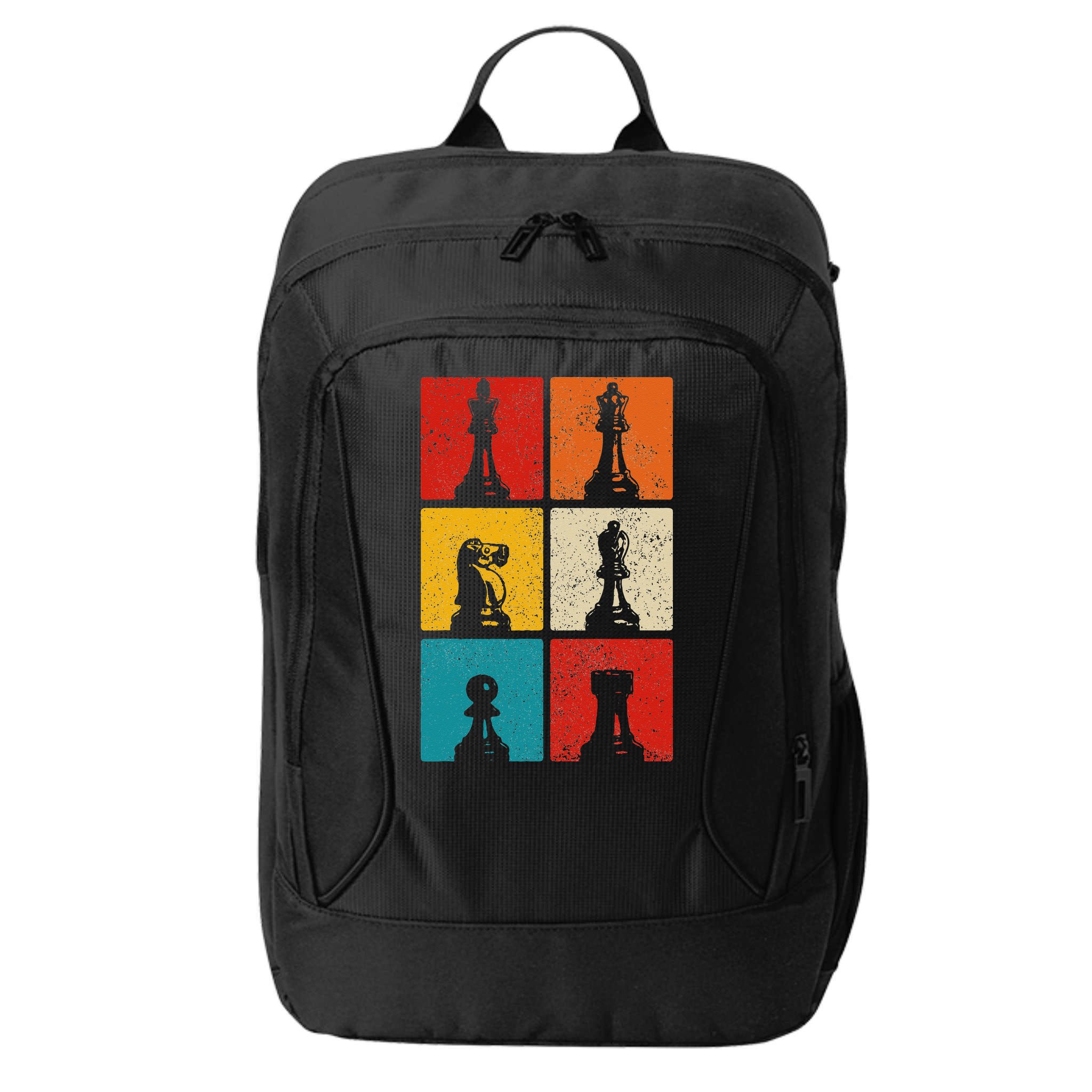 Chess Vintage Chess Master Club Chess Player City Backpack
