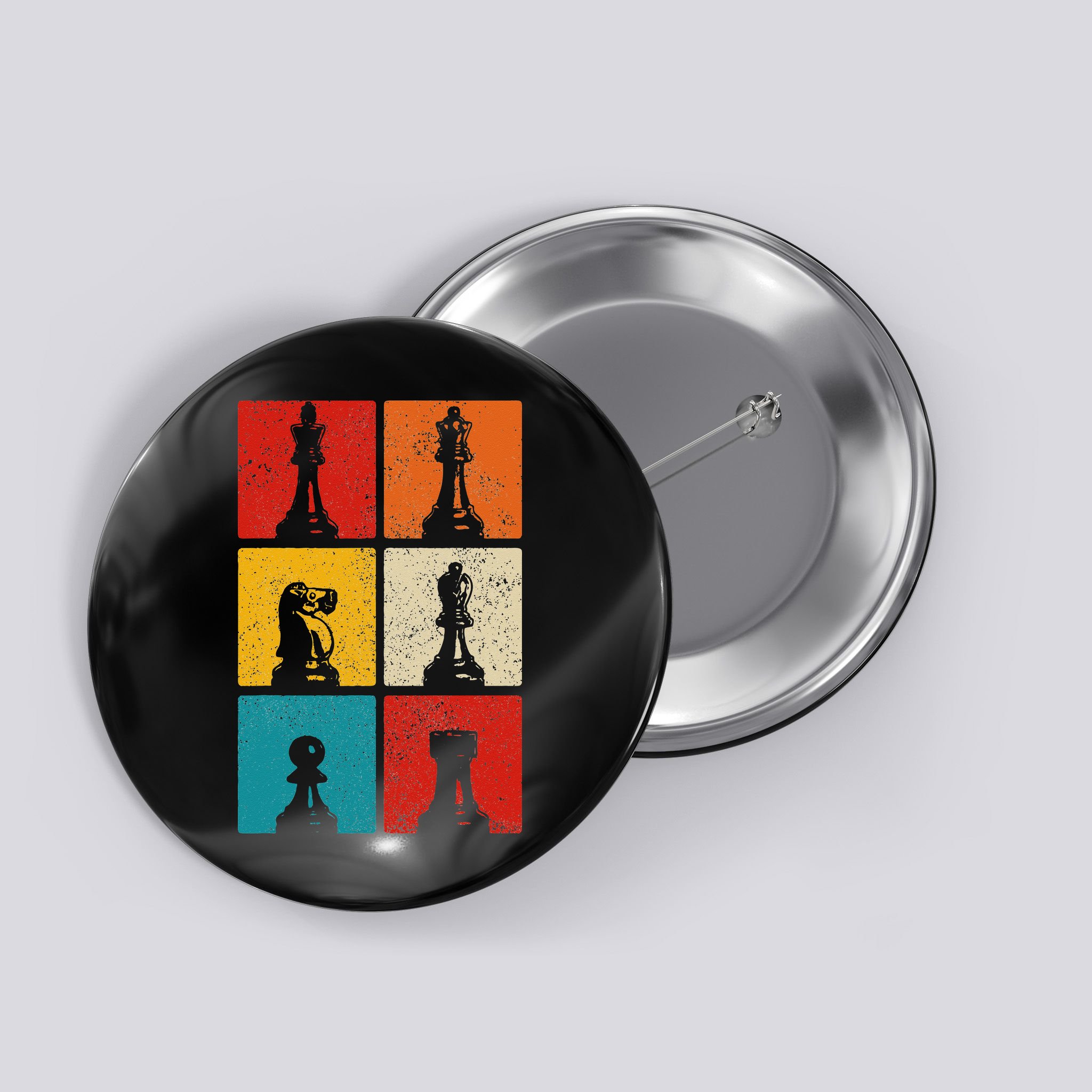 Chess Vintage Chess Master Club Chess Player Button