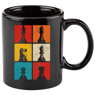 Chess Vintage Chess Master Club Chess Player 11oz C Handle Ceramic Mug