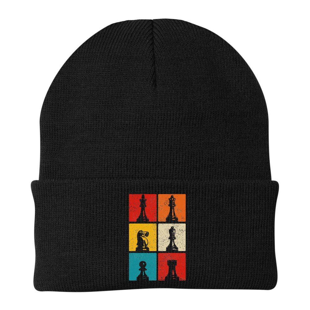 Chess Vintage Chess Master Club Chess Player Beanie