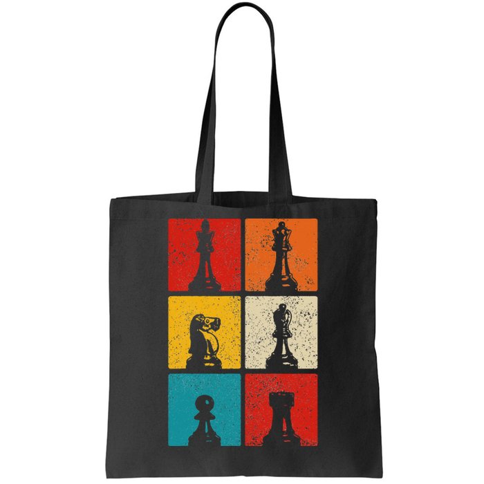 Chess Vintage Chess Master Club Chess Player Tote Bag