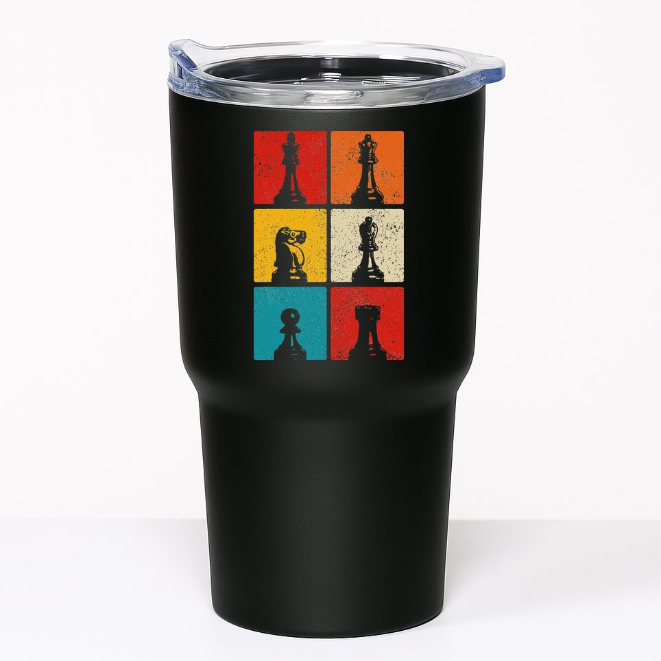 Chess Vintage Chess Master Club Chess Player Tumbler