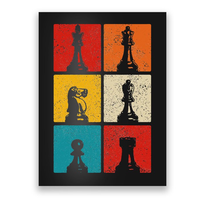 Chess Vintage Chess Master Club Chess Player Poster