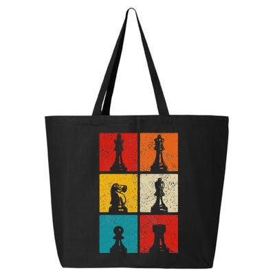 Chess Vintage Chess Master Club Chess Player 25L Jumbo Tote