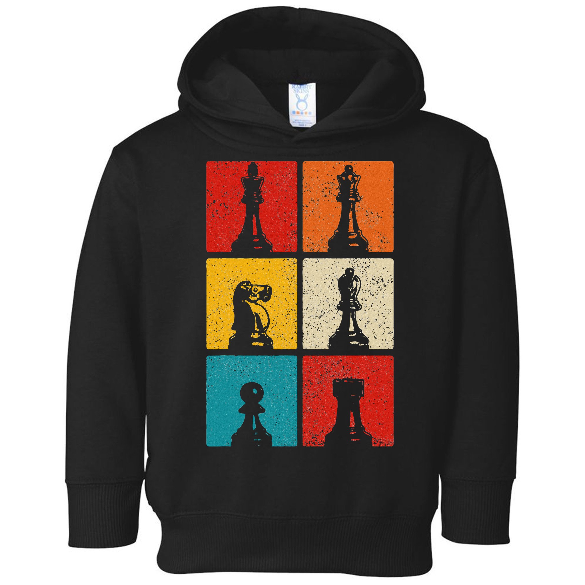 Chess Vintage Chess Master Club Chess Player Toddler Hoodie