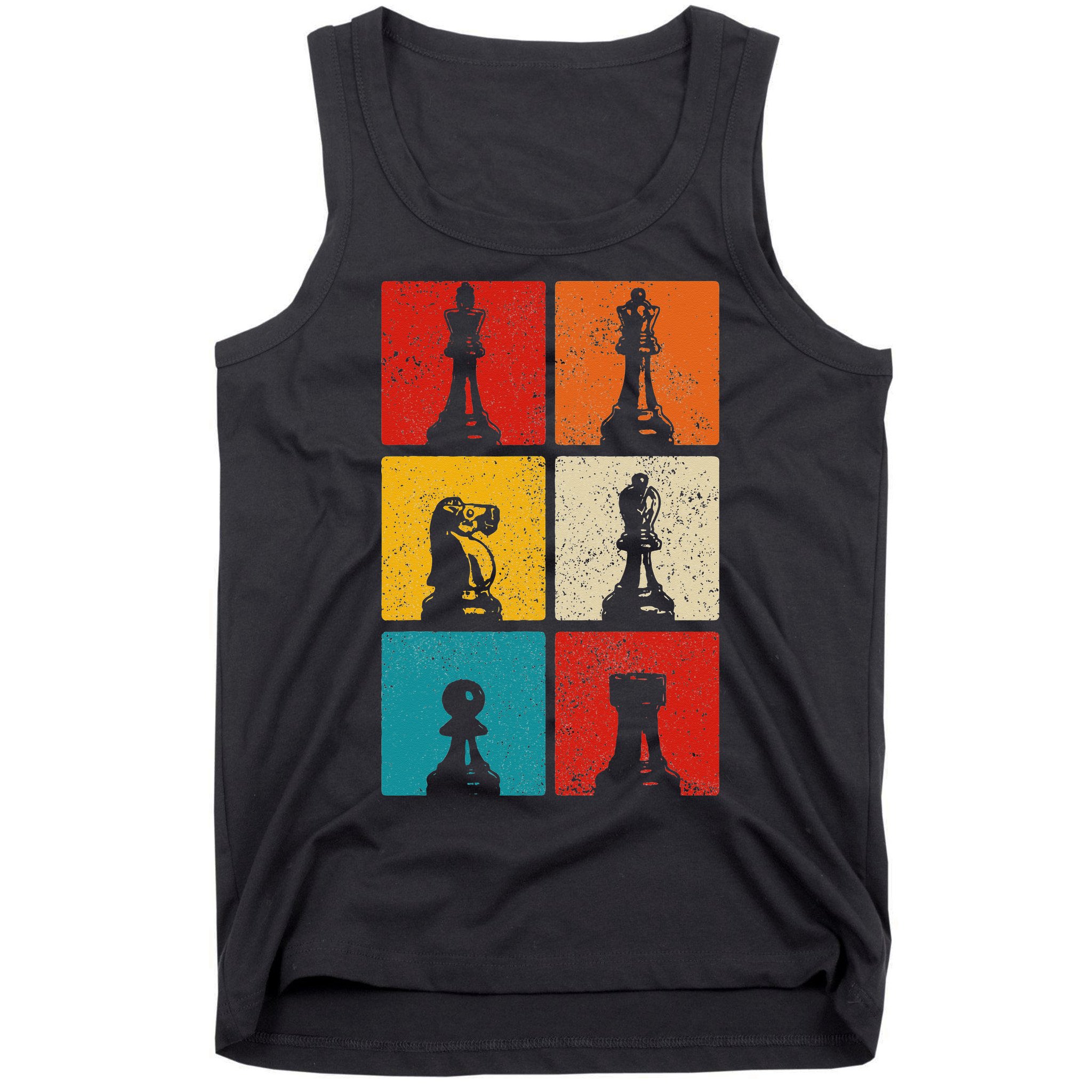 Chess Vintage Chess Master Club Chess Player Tank Top