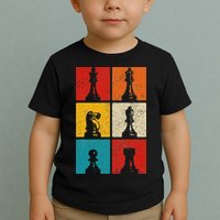 Chess Vintage Chess Master Club Chess Player Toddler T-Shirt