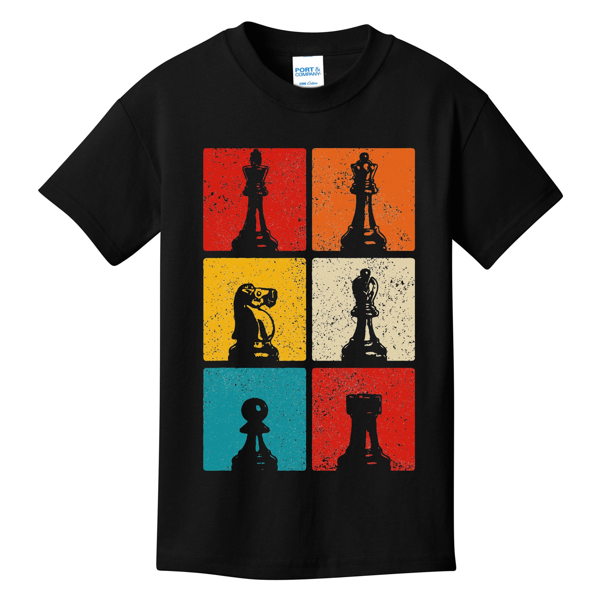 Chess Vintage Chess Master Club Chess Player Kids T-Shirt
