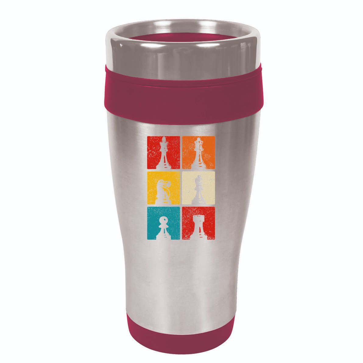 Chess Vintage Chess Master Club Chess Player 16oz Travel Tumbler